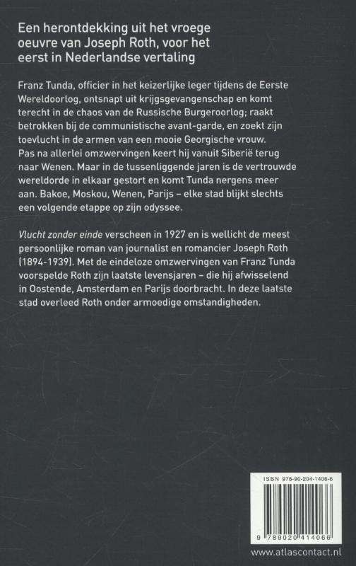 Achterkant van Vlucht zonder einde