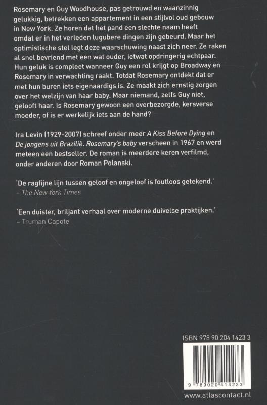 Achterkant van Rosemary's baby