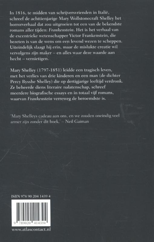 Achterkant van Frankenstein