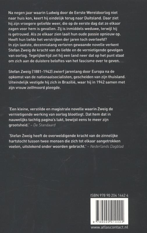Achterkant van Reis naar het verleden