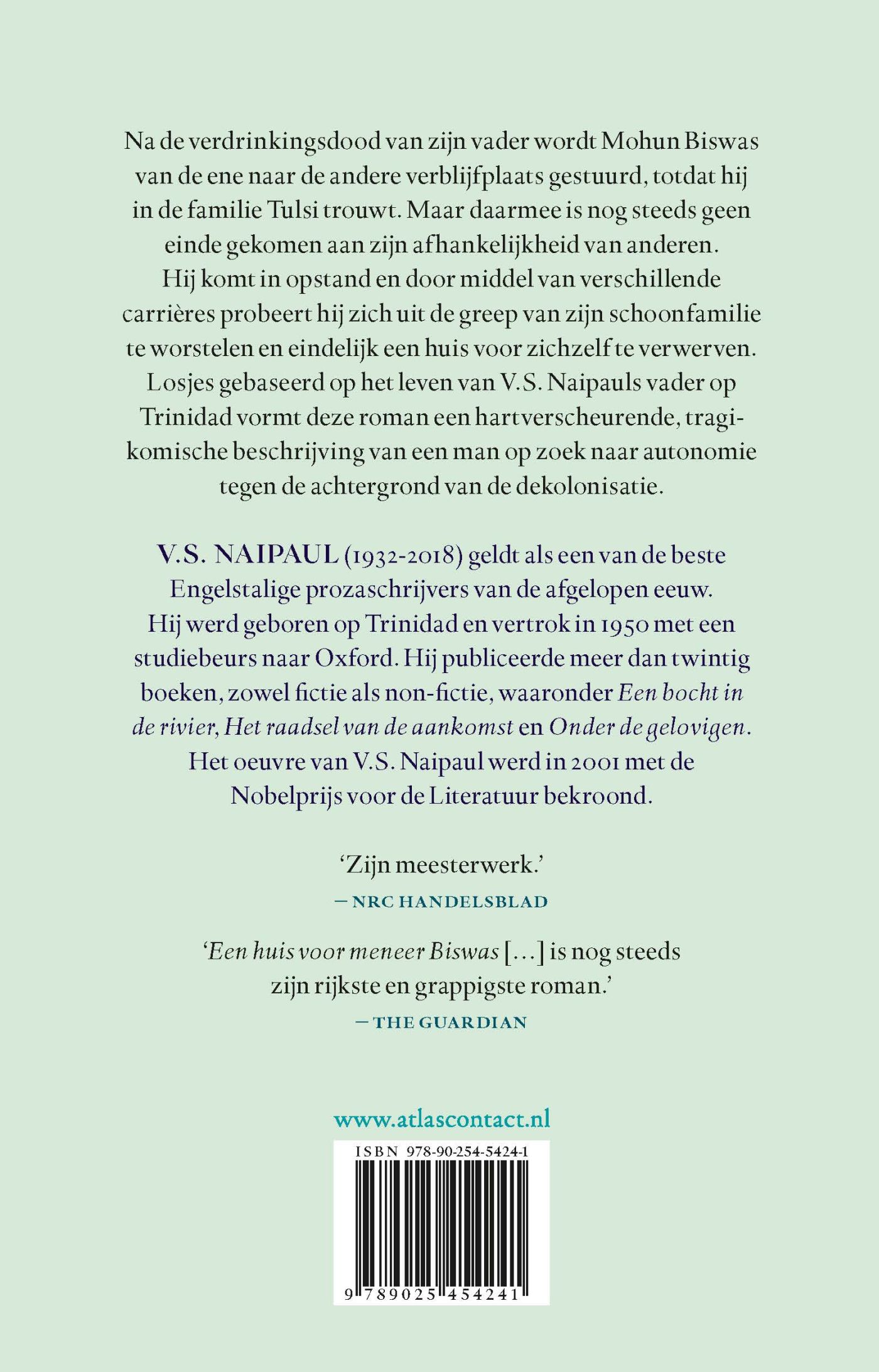 Achterkant van Een huis voor meneer Biswas
