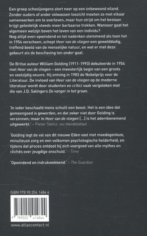 Achterkant van Heer van de vliegen