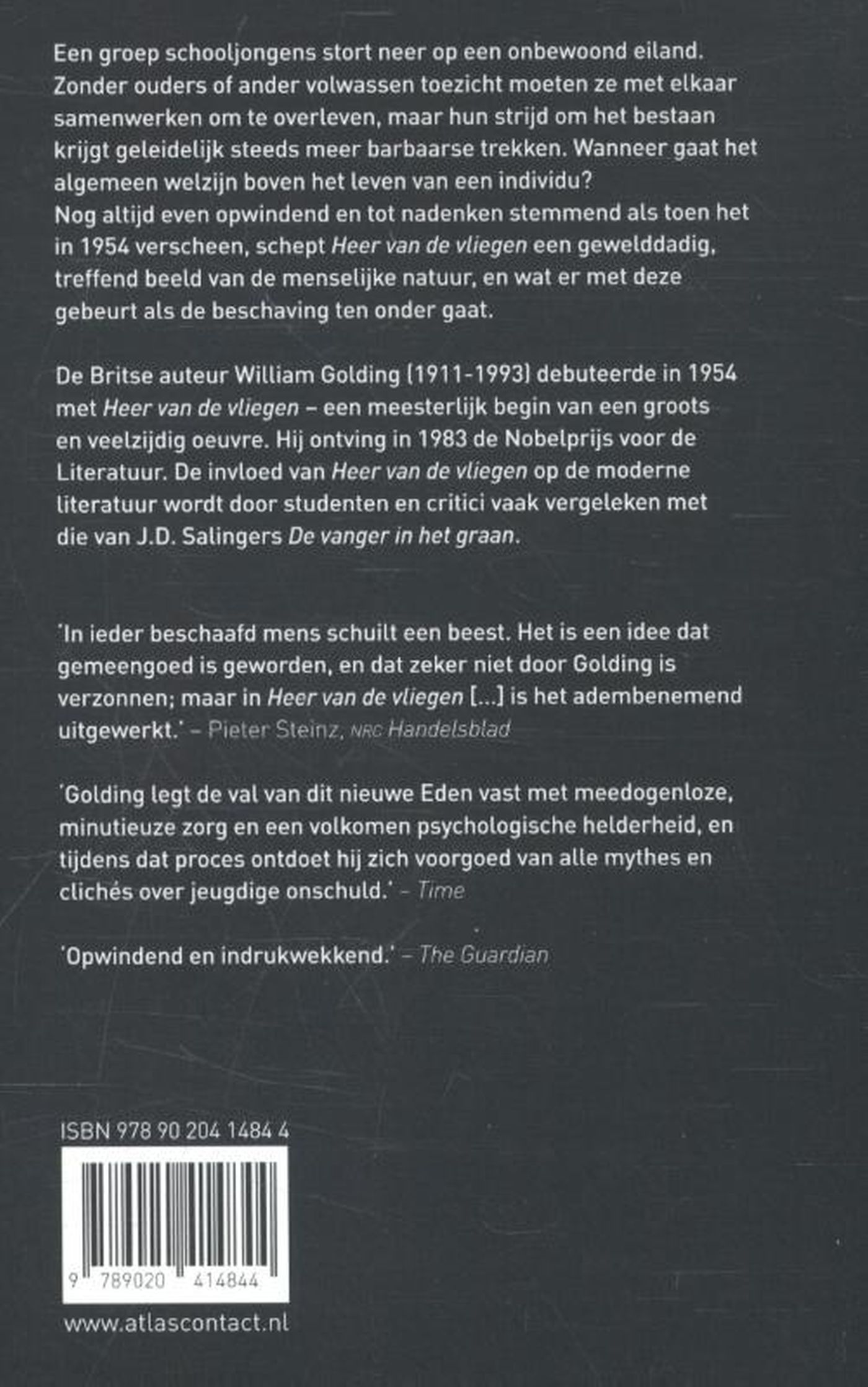 Achterkant van Heer van de vliegen