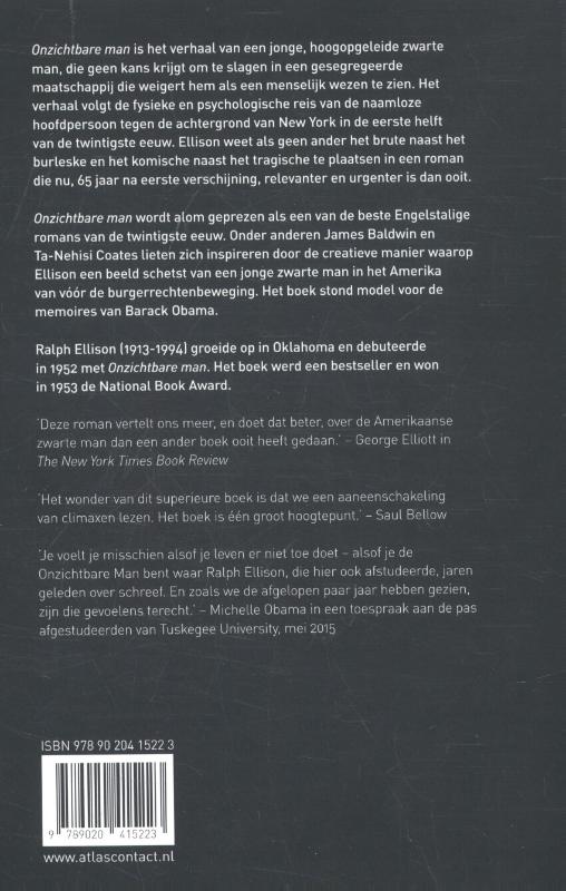Achterkant van Onzichtbare man