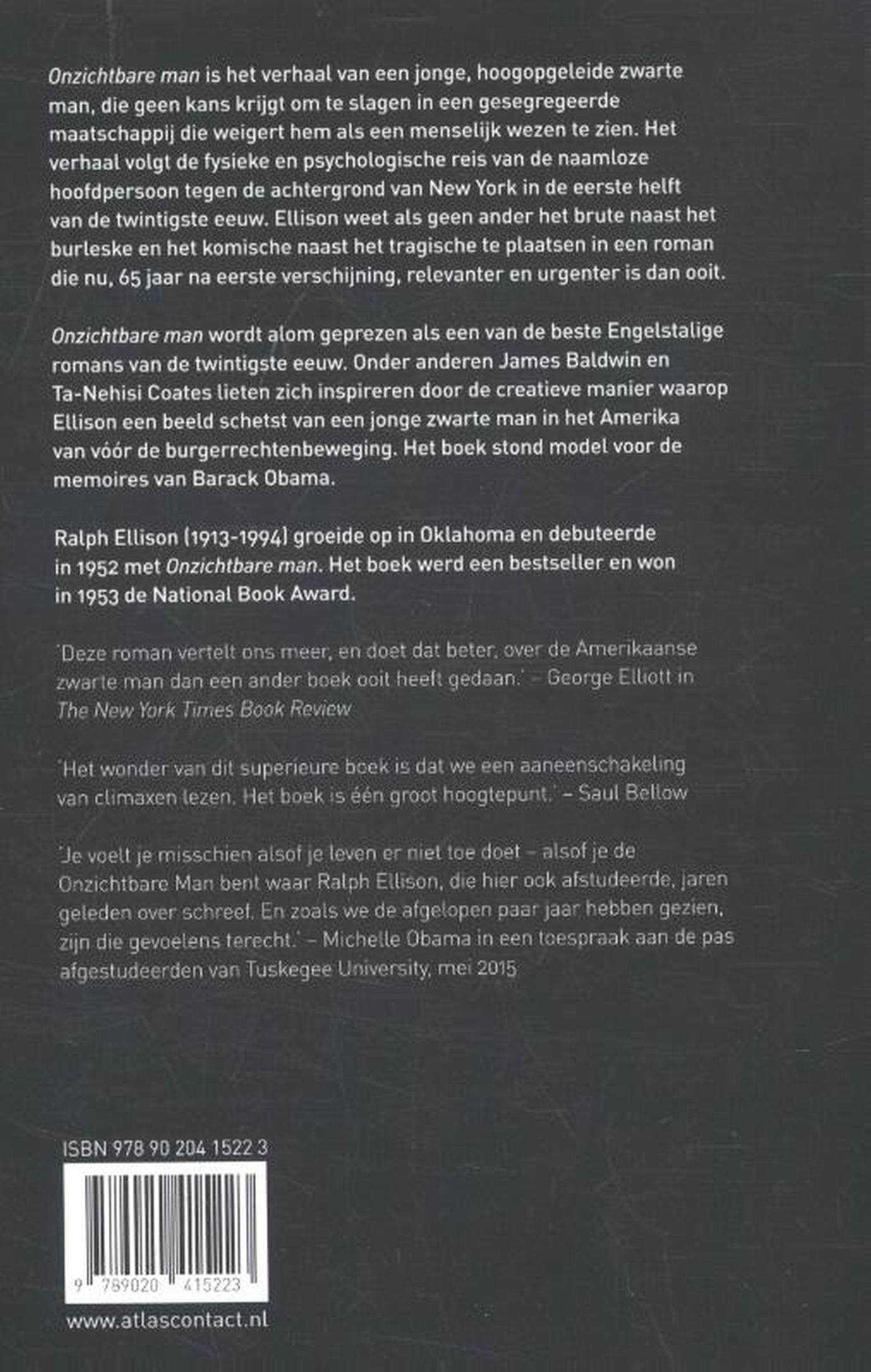 Achterkant van Onzichtbare man
