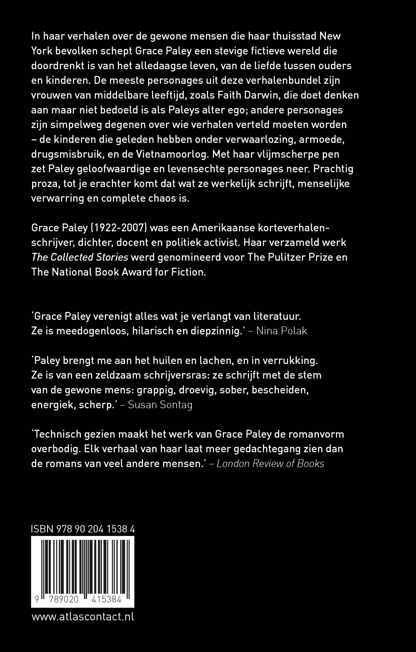 Achterkant van Langeafstandloopster en andere verhalen