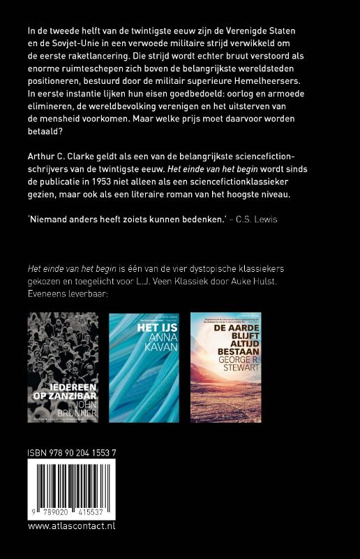 Achterkant van Het einde van het begin