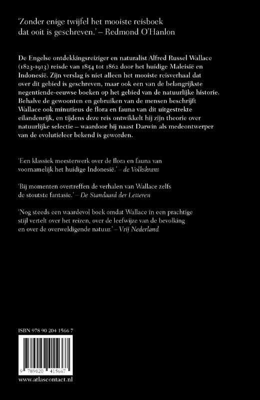 Achterkant van Het Maleise eilandenrijk