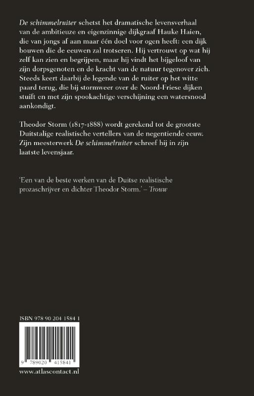 Achterkant van De schimmelruiter