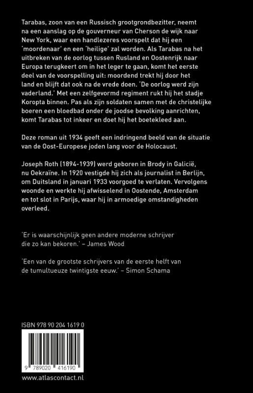 Achterkant van Tarabas