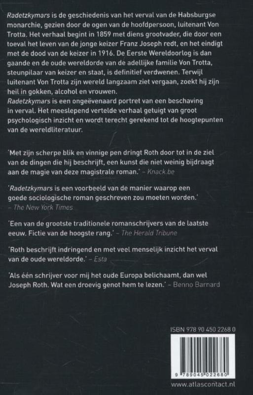 Achterkant van Radetzkymars