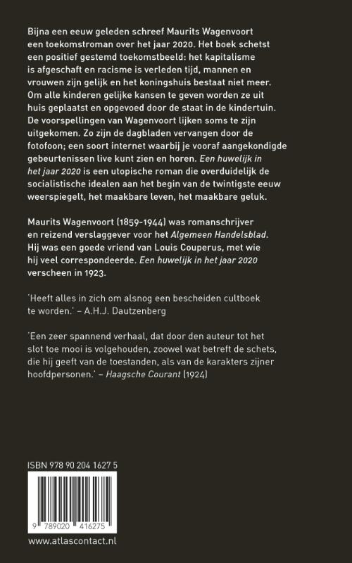 Achterkant van Een huwelijk in het jaar 2020