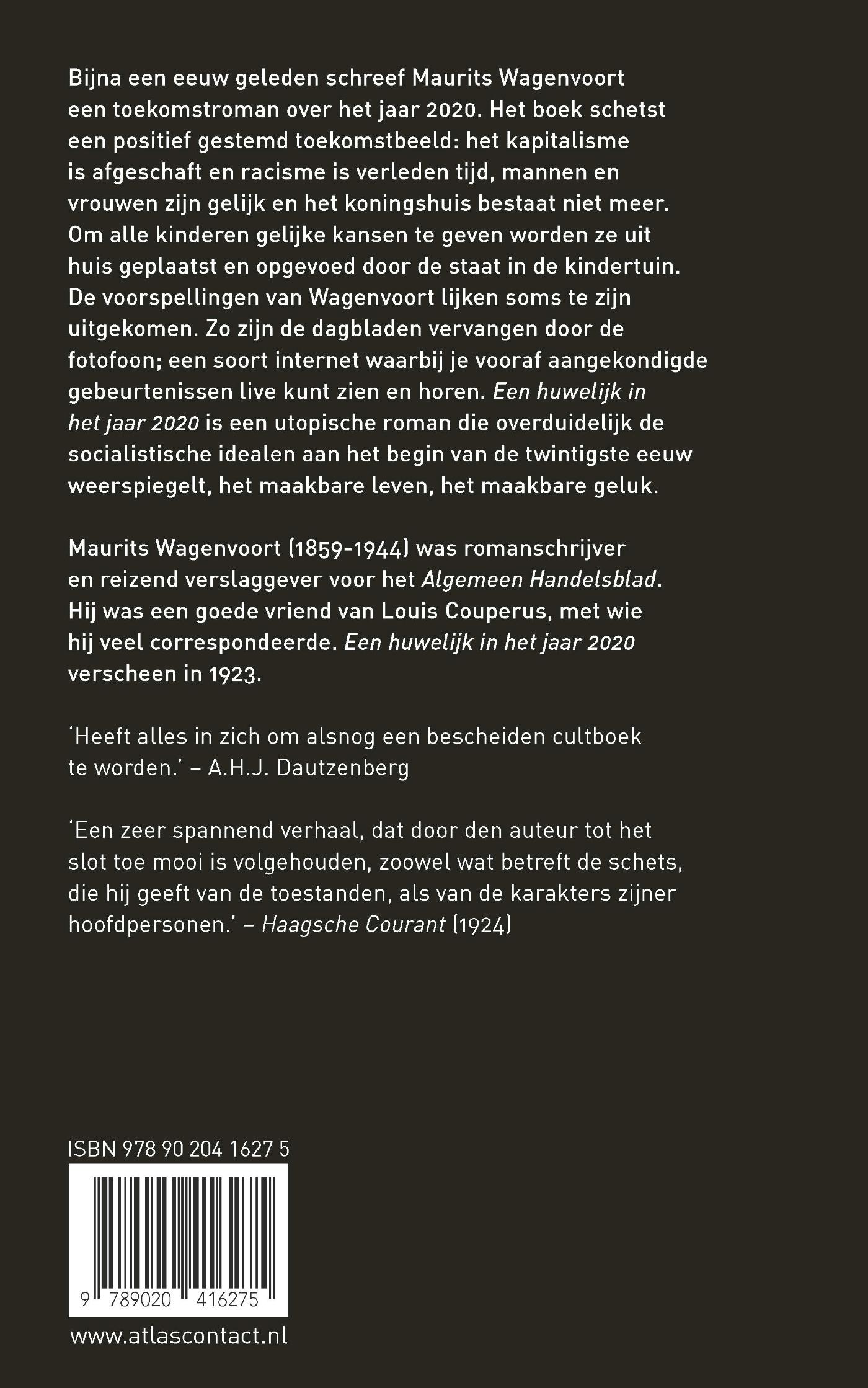 Achterkant van Een huwelijk in het jaar 2020