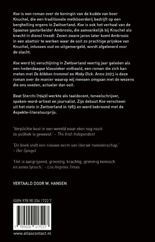 Achterkant van Koe
