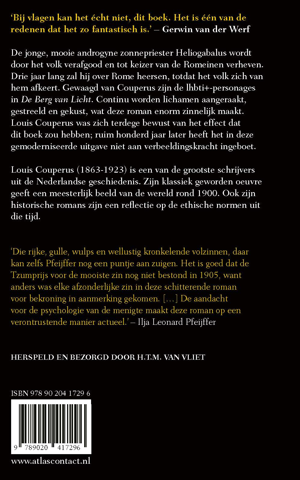 Achterkant van De berg van licht
