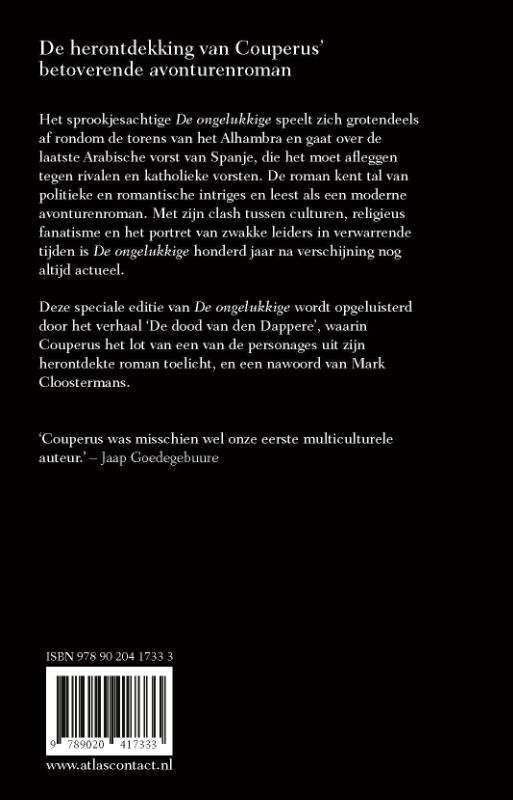Achterkant van De ongelukkige