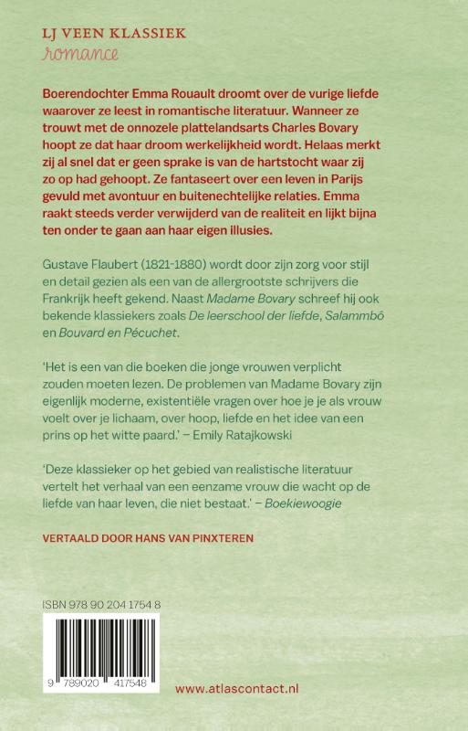 Achterkant van Madame Bovary