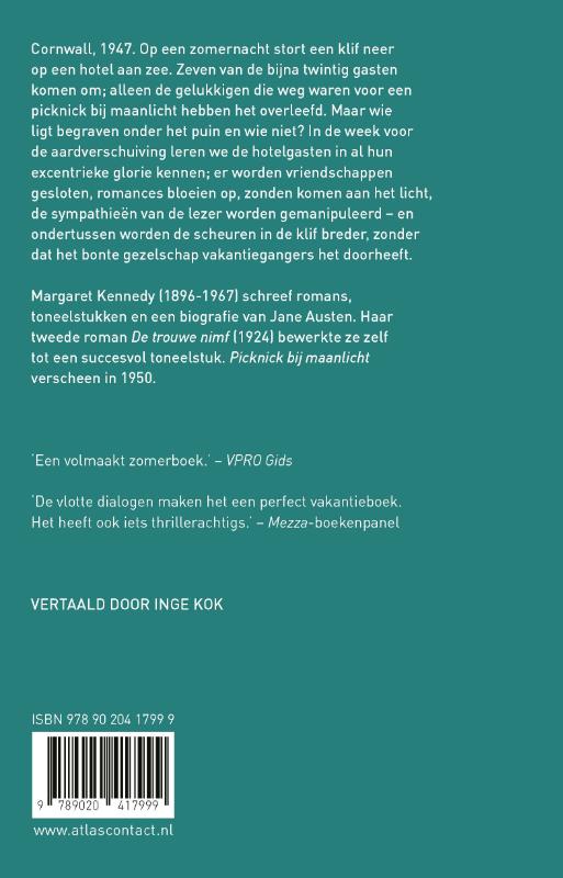 Achterkant van Picknick bij maanlicht