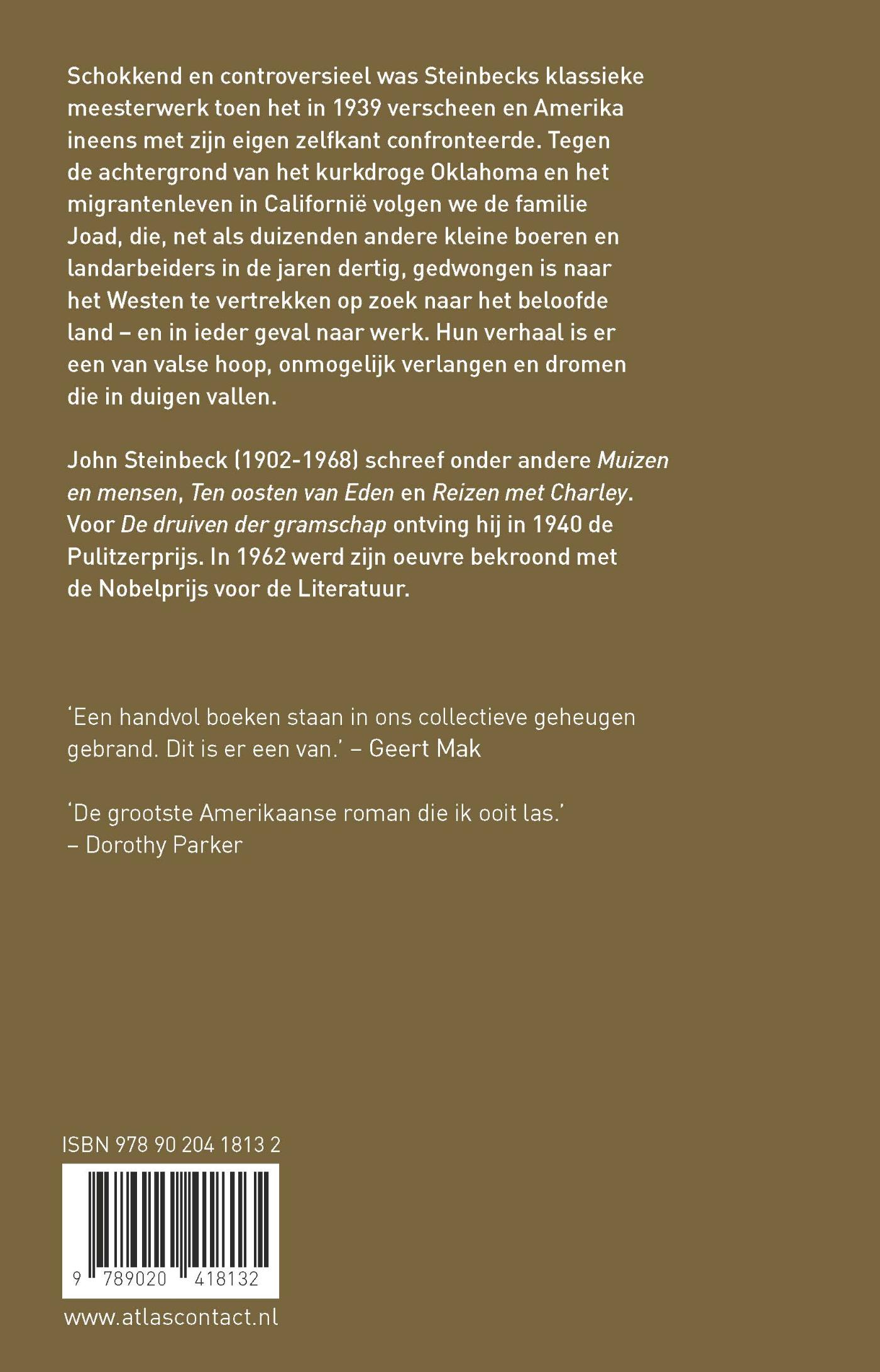 Achterkant van De druiven der gramschap