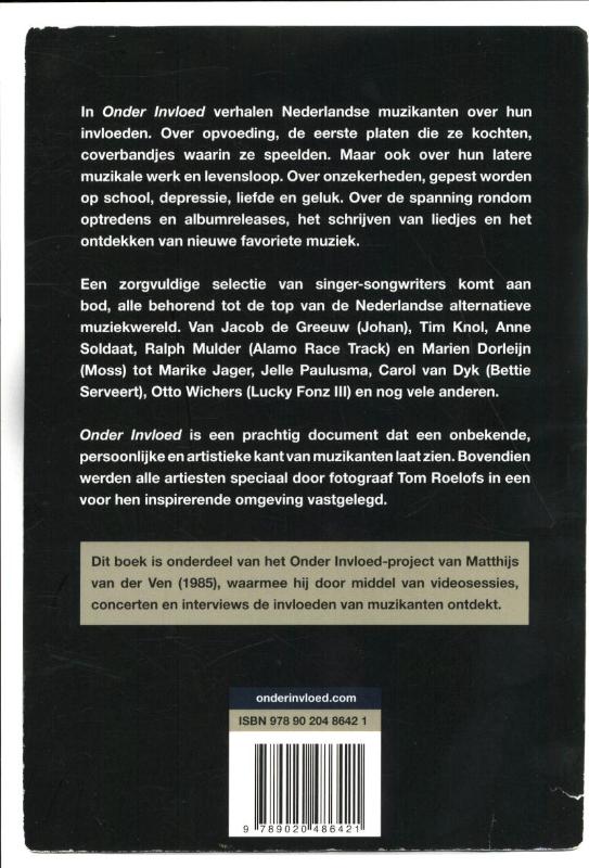 Achterkant van Onder invloed