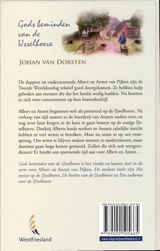 Achterkant van Gods beminden van de Ijsselhoeve
