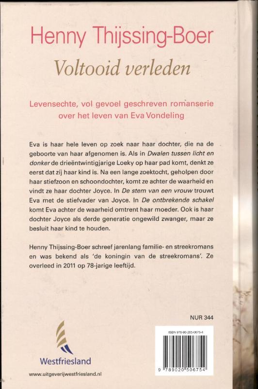 Achterkant van Voltooid verleden