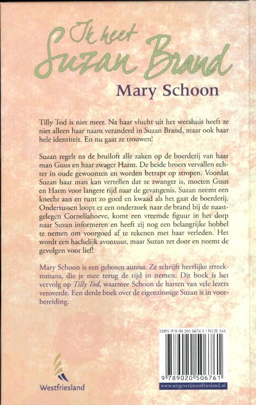 Achterkant van Ik heet Suzan Brand