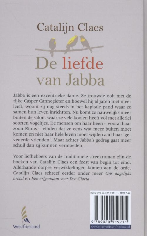 Achterkant van De liefde van Jabba