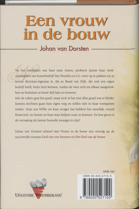 Achterkant van Een vrouw in de bouw