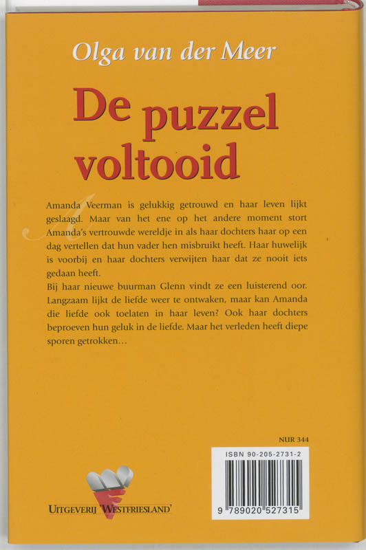 Achterkant van De puzzel voltooid
