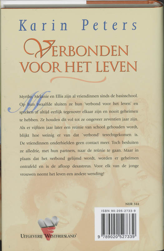 Achterkant van Verbonden voor het leven