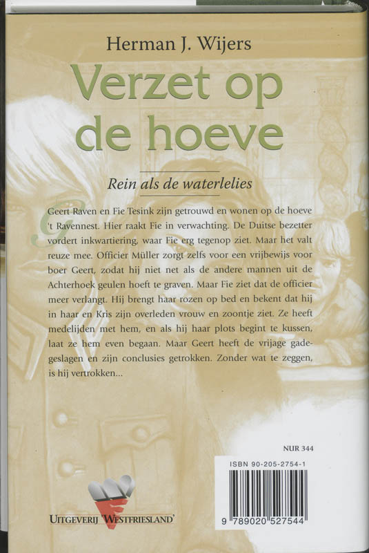 Achterkant van Verzet op de hoeve
