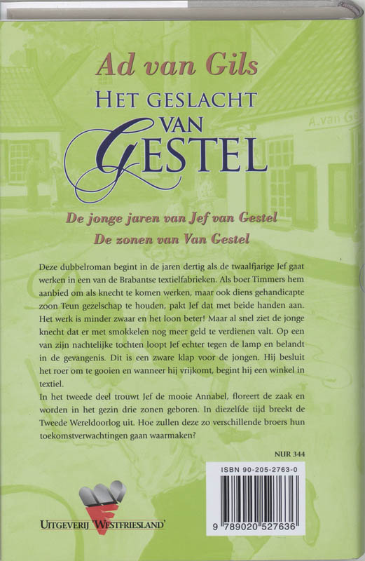 Achterkant van Het geslacht van Gestel