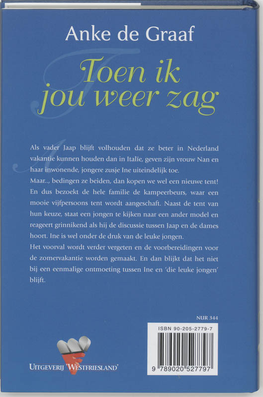 Achterkant van Toen ik jou weer zag