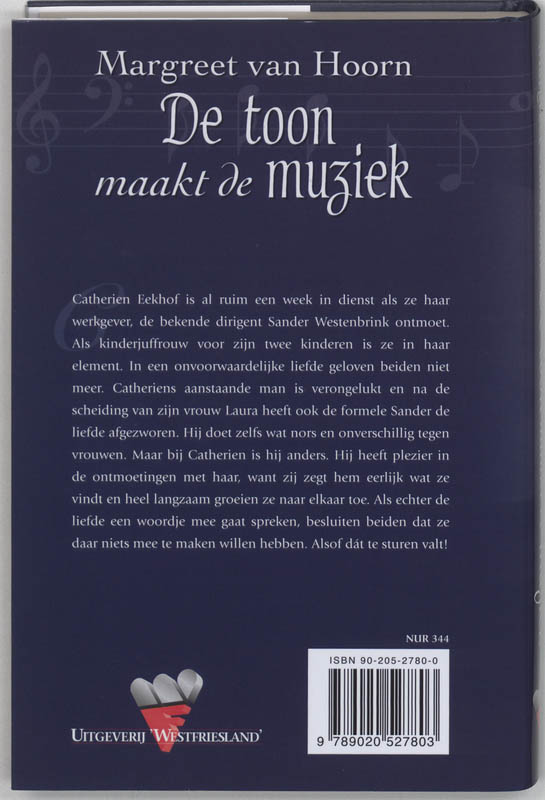 Achterkant van De toon maakt de muziek