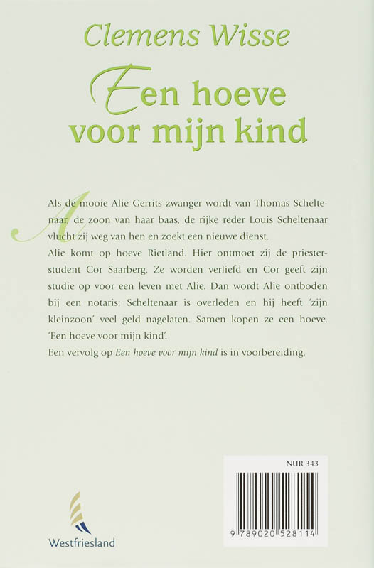 Achterkant van Een hoeve voor mijn kind
