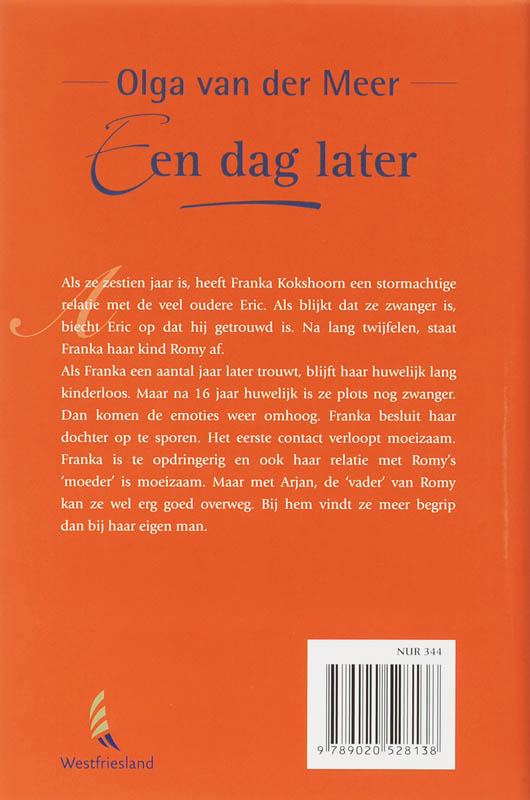 Achterkant van Een dag later