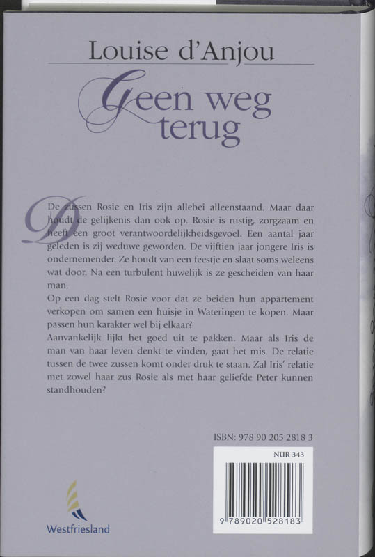 Achterkant van Geen weg terug