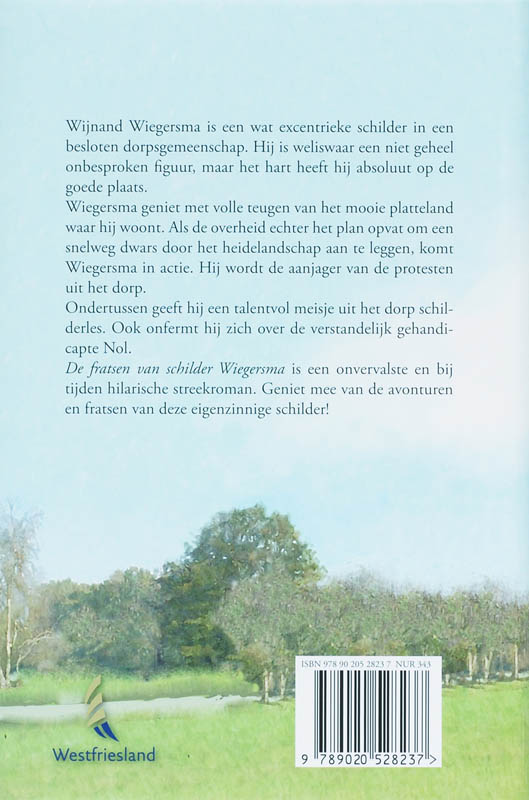 Achterkant van De fratsen van schilder Wiegersma