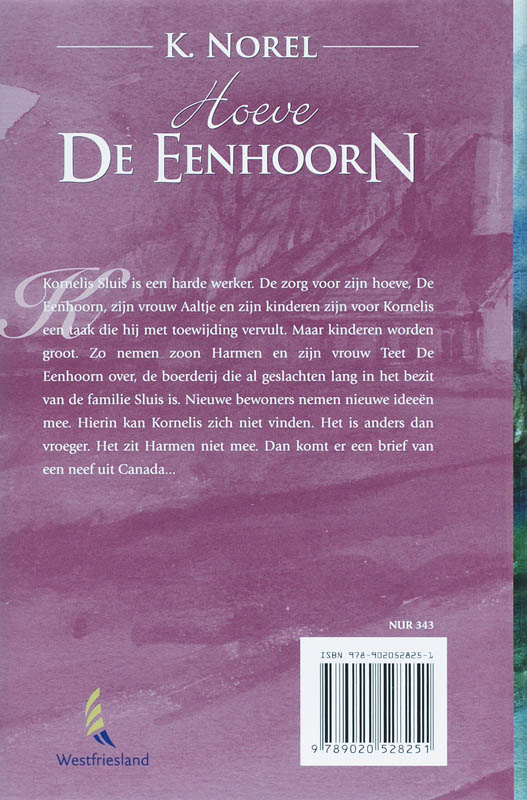 Achterkant van Hoeve De Eenhoorn