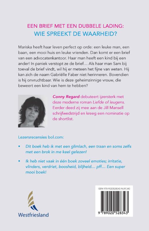 Achterkant van Liefde of leugens