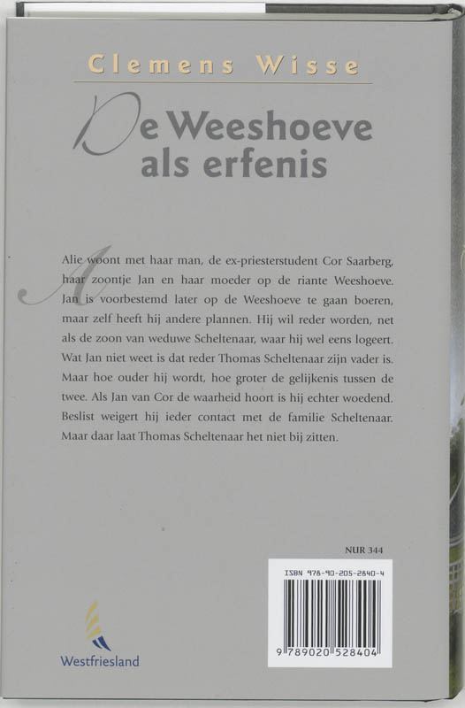 Achterkant van Een weeshoeve als erfenis