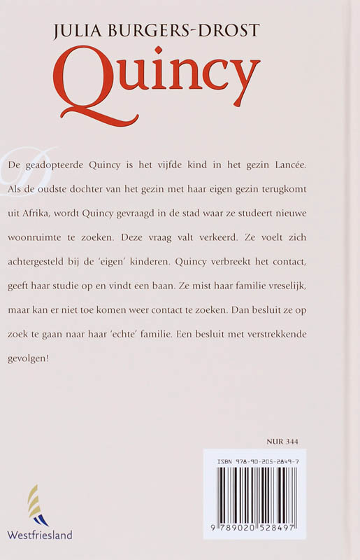 Achterkant van Quincy