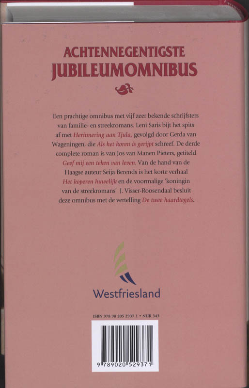 Achterkant van achtennegentigste jubileumomnibus