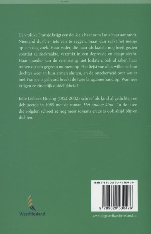 Achterkant van Tranen om Fransje