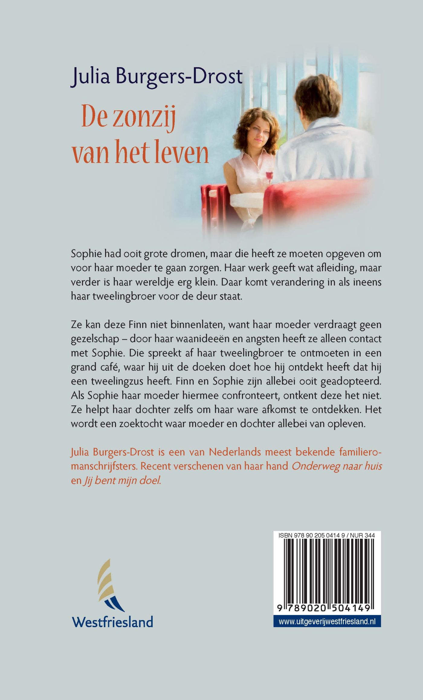 Achterkant van De zonzij van het leven