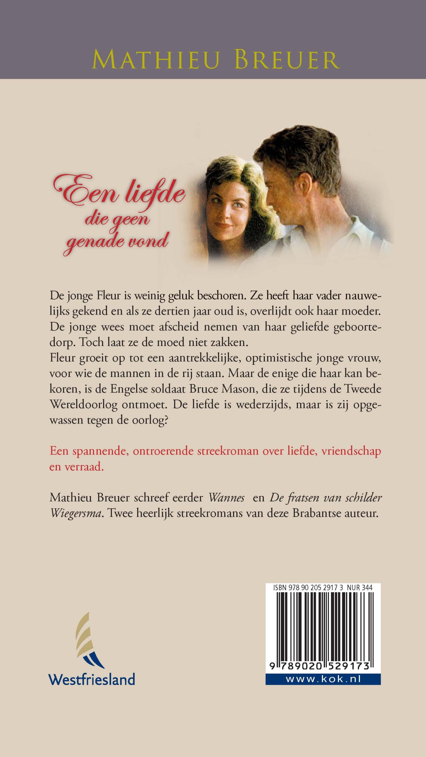 Achterkant van Een liefde die geen genade vond
