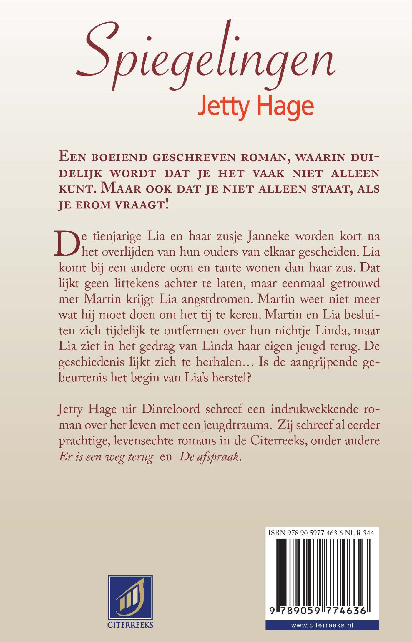 Achterkant van Spiegelingen