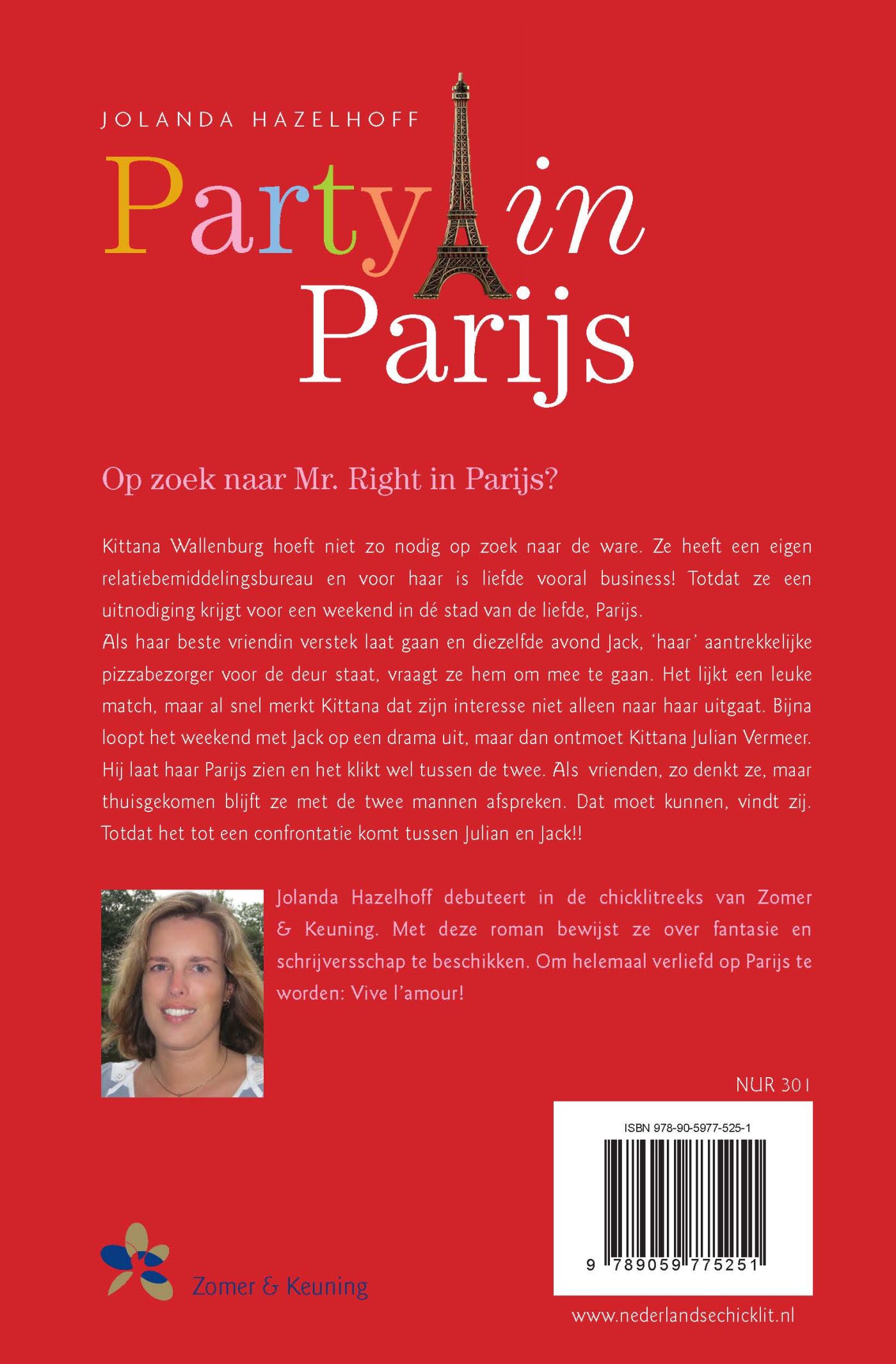 Achterkant van Party in parijs