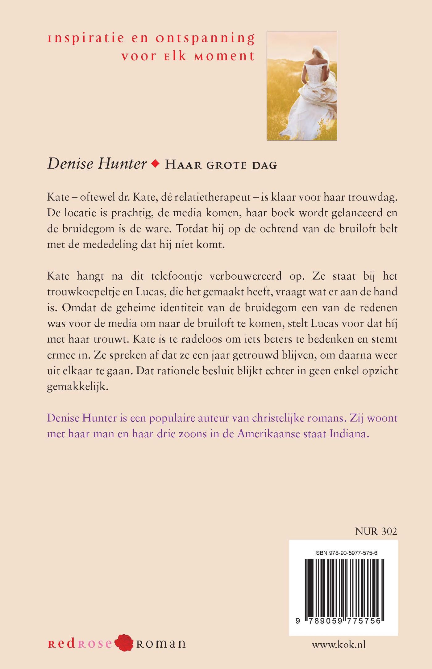 Achterkant van Haar grote dag